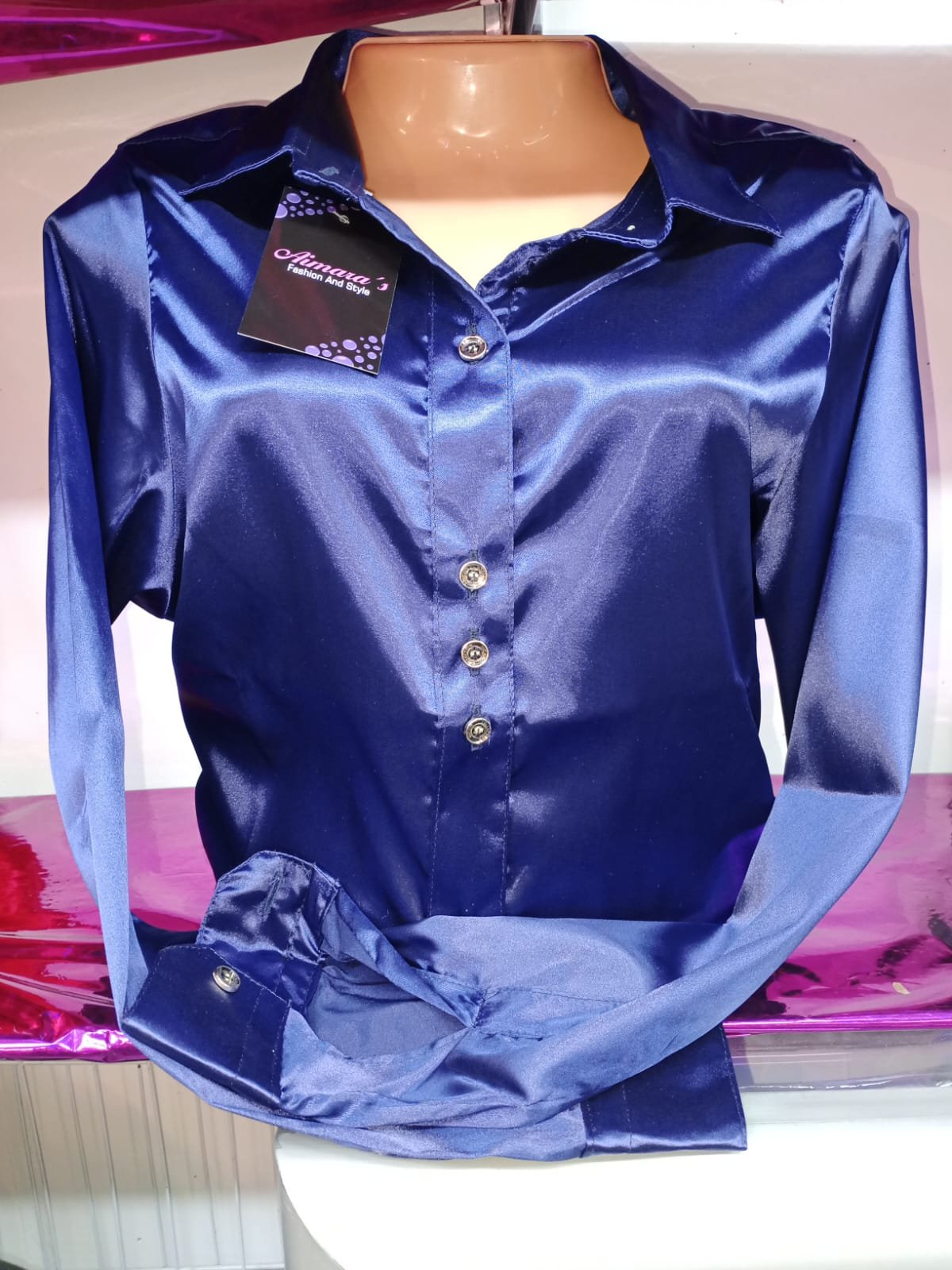 Blusa satin